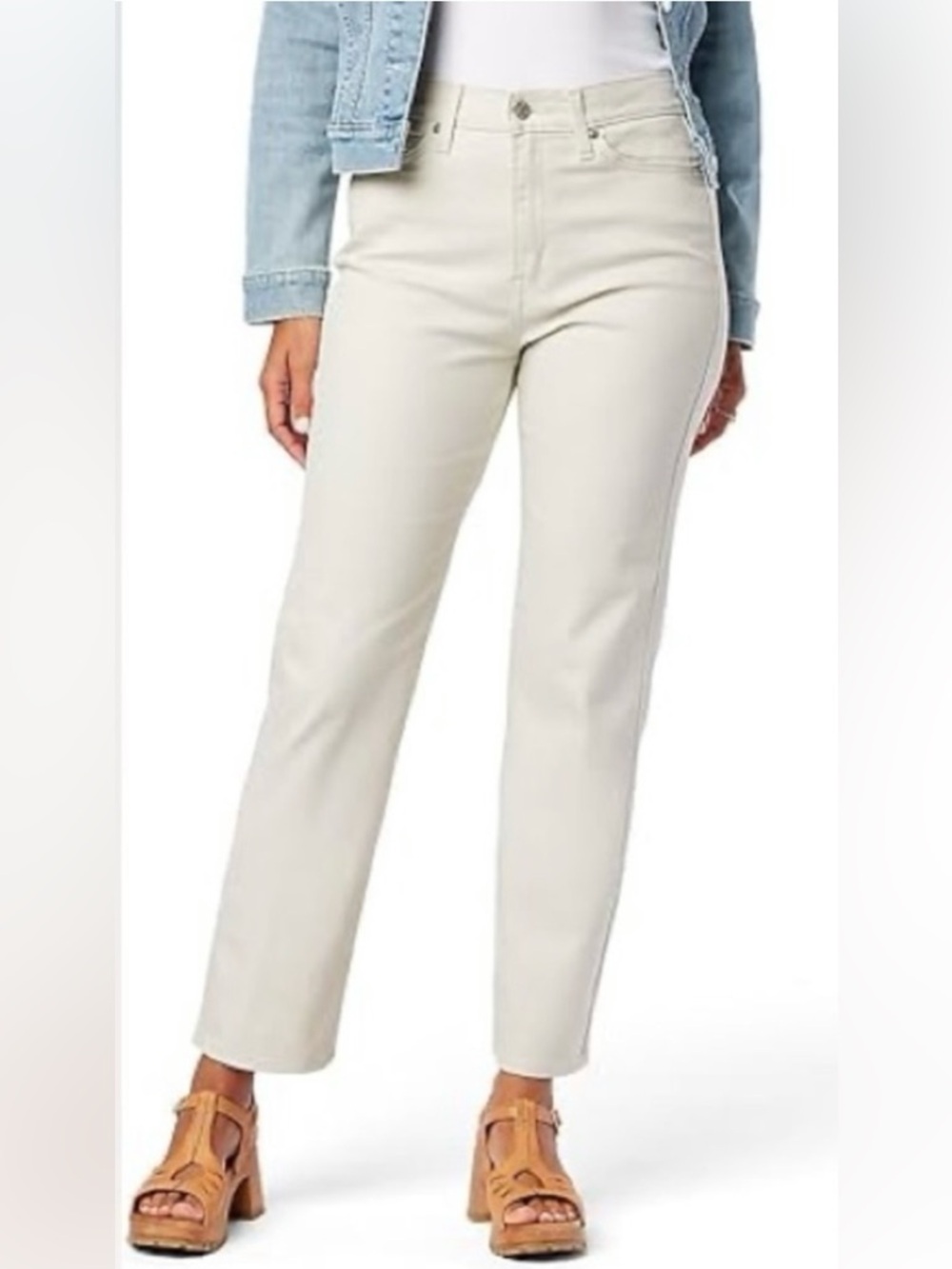 Signature Women's Straight-Leg Jeans in Cream